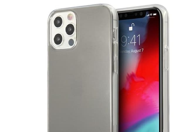 AMG Electroplate Black&amp;White-deksel til iPhone 12 / 12 Pro - Transparent