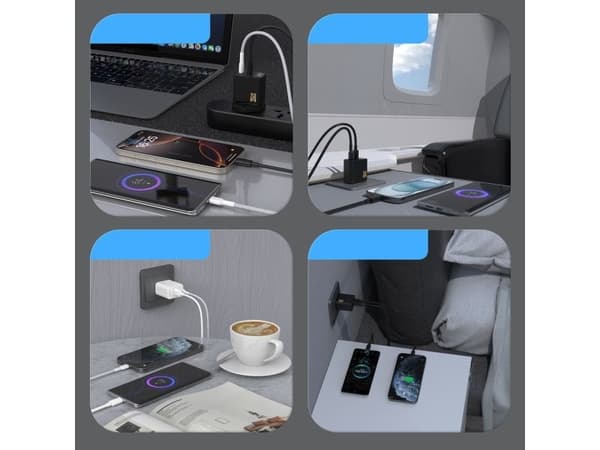 Dudao A27 Max laddare 1x USB-A 1x USB-C 3 A