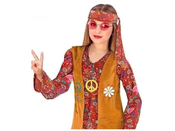 Hippie tyttö puku