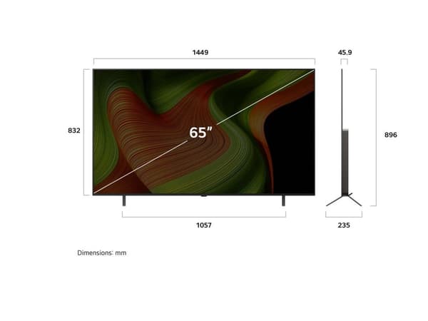 LG OLED65B59LA 165cm 65" 4K OLED Smart TV Televisio