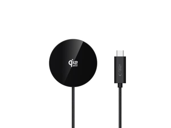 Tech-Protect TECH-PROTECT A50 Magnetic MagSafe trådløs lader 25W Qi2.2 sort