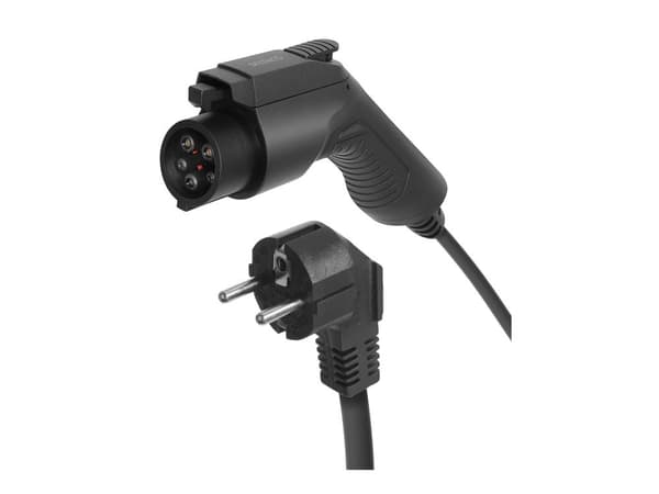DELTACO e-Charge laddare Schuko till Typ 1 - 6A - 1,5+4 meter