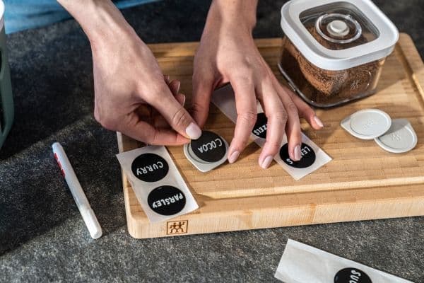 ZWILLING Fresh & Save CUBE Sæt Etiketholdere, 3-dele, Grå