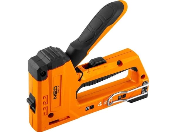 NEO Multi-function stapler 4 in 1, 6-14 mm, aluminum, staples J, G, L, E