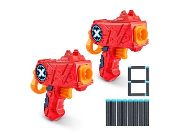 X-Shot Excel Double Micro Foam Dart Blaster Combo Pack (8 Dart 3 bokser)