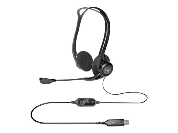 Logitech PC Headset 960 USB - Hodesett - on-ear - kablet