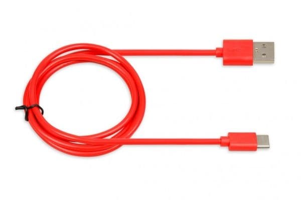 iBox IKUMTCR, 1 m, USB A, USB C, USB 2.0, Punainen