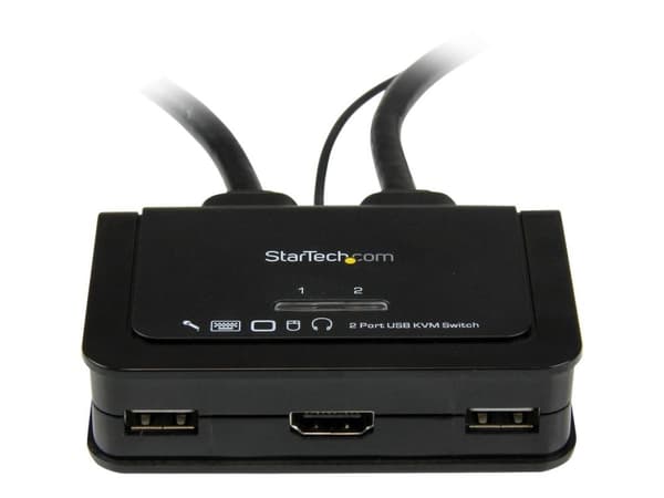 StarTech.com SV211HDUA, 1920 x 1200 pikseliä, Musta