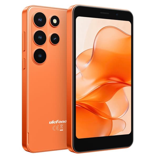 Ulefone Note 22, 12,7 cm (5"), 3 GB, 32 GB, 2 MP, Android 16.0, Oranssi