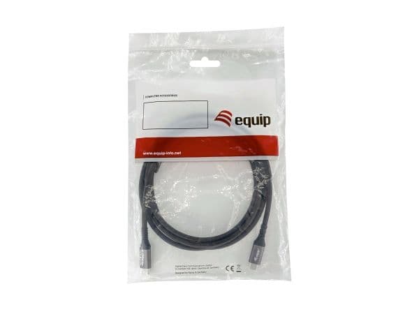 Equip 128384, 3 m, USB C, USB C, USB4 Gen 2x2, 20 Gbit/s, Svart