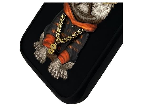 Nimmy brilleetui Cool Dog til iPhone 16 Pro - Sort