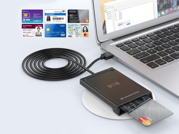 Conceptronic BIAN11B, USB 2.0, nærfeltskommunikasjon (NFC), 1 m, Sort, 100 g