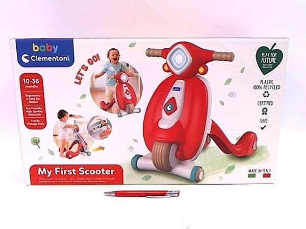 Baby My First Steps Scooter, 1 År, Röd, Vit
