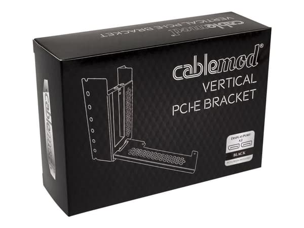 Cablemod CM-VPB-2DK-R, Midi Tower, GPU-kiinnike, Musta, 1 kpl, 1,8 m