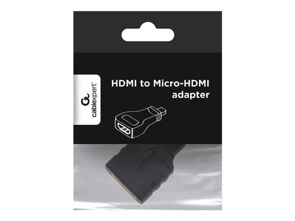 Gembird - HDMI-sovitin - mikro HDMI han til HDMI hun