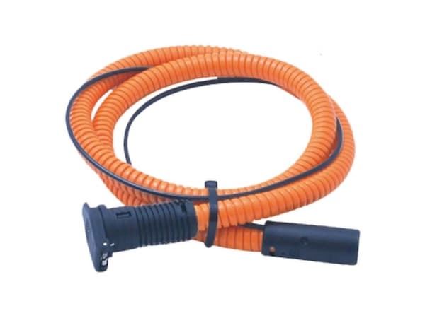Miniplug inloppskabel 2m orange