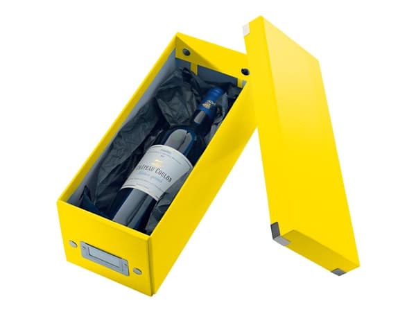 Tiedostolaatikko Click &amp; Store CD yellow