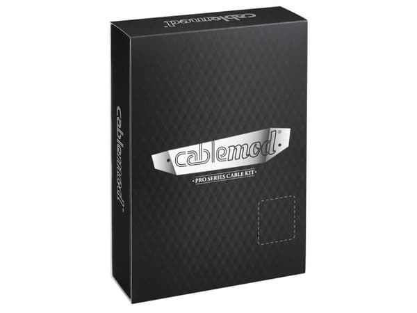 CableMod PRO Series ModMesh C-Series RMi & RMx Cable Kit - Strømkabelsett - formstøpt - hvit