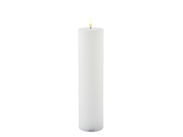 Sirius Sille Uppladdningsbar, Ø7,5xH30cm, vit