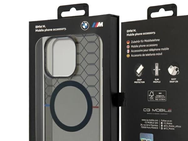 BMW Pattern MagSafe case for iPhone 13 Pro Max - gray