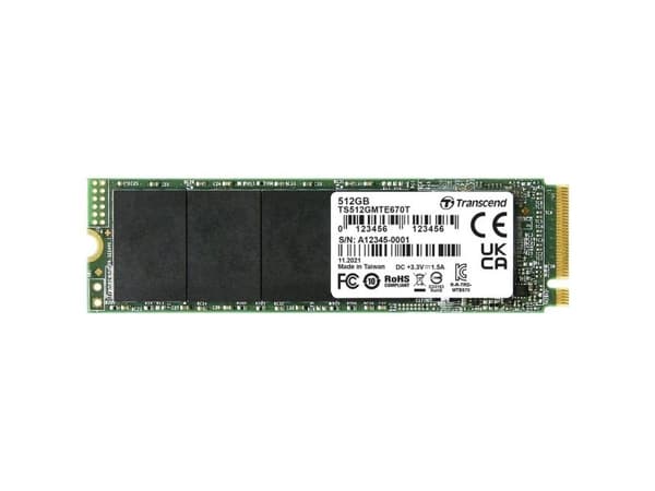 Transcend MTE670T, 512 GB, M.2, 2100 MB/s