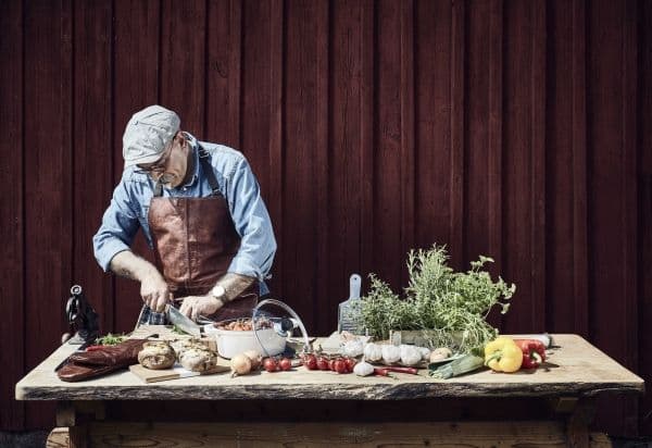 SCANDINAVIAN HOME -Forklæde læder HOME