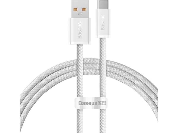 Baseus USB-A til USB-C-kabel 1 m hvit (CALD000602)