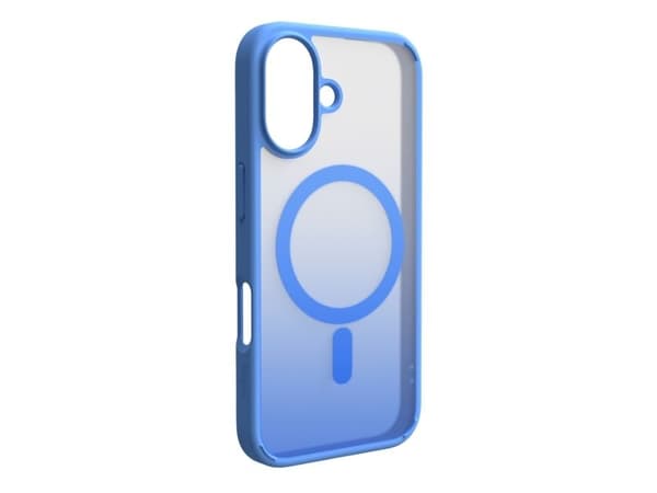 Puro Gradient MagSafe silikondeksel til iPhone 16 - blå
