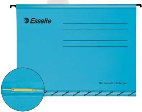 Hängemappe Esselte Classic forsterket A4-pakke/10 Blå