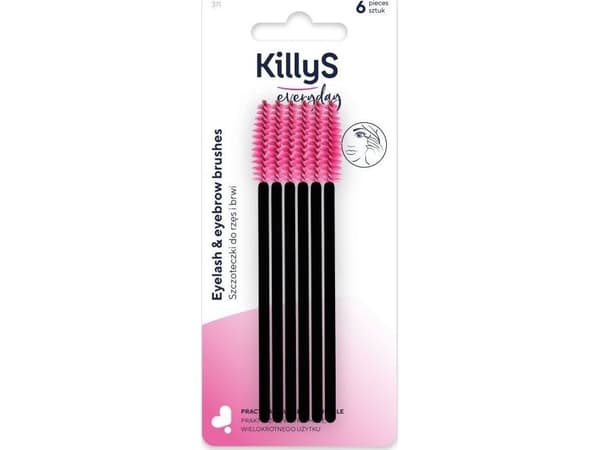 Killys Eyelash & Eyebrow Brushes - Set Of 6