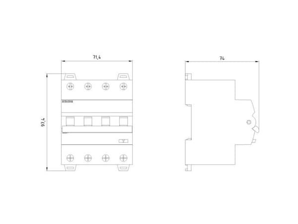 Siemens 5SU1646-7FP10, 6 A, IP20