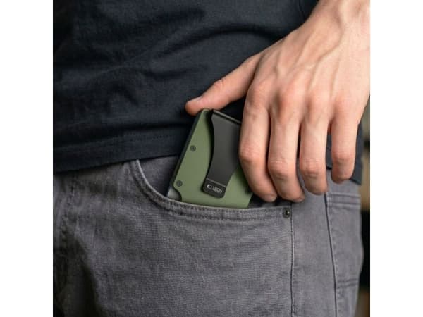 Tech-Protect Thorn RFID-lommebok - grønn
