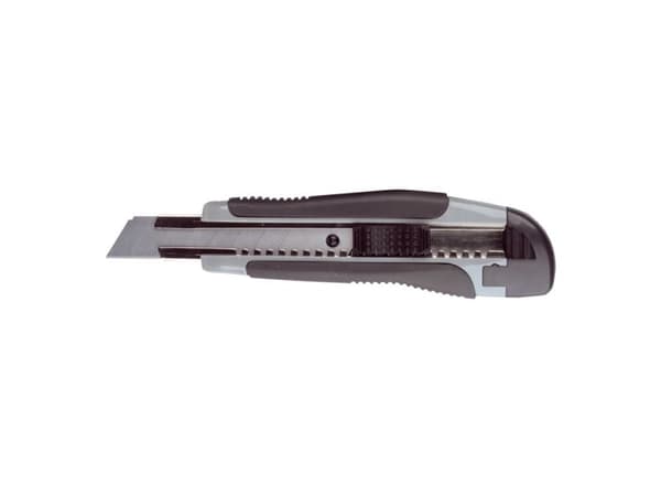 Hobbykniv BNT Soft-Cut Luksus sort/grå 18mm