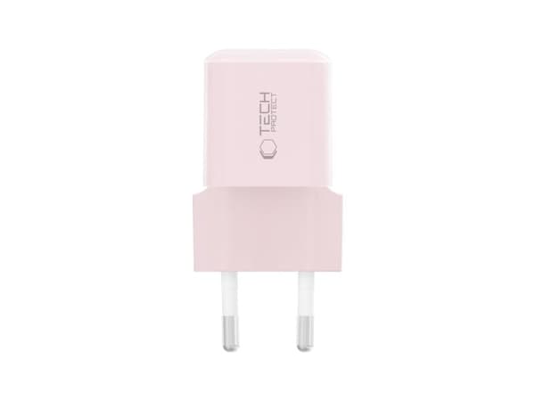 Tech-Protect NCM25 USB-C PD 25W vegglader - Rosa