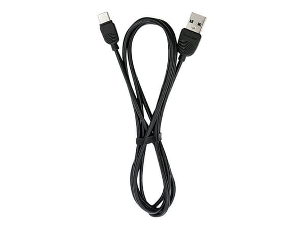 Qoltec - USB-kaapeli - USB-C (uros) - USB (uros) - 1,2 m - musta