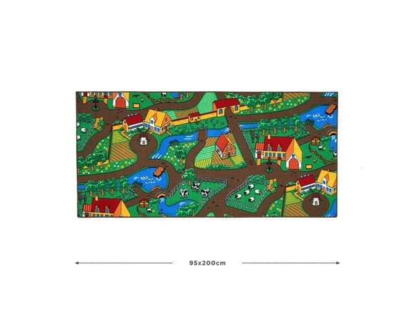 Leikkimatto - Maalaistalo - 95 x 200 cm