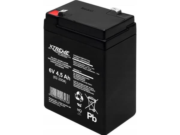 Blybatteri 6V 4,5Ah XTREME