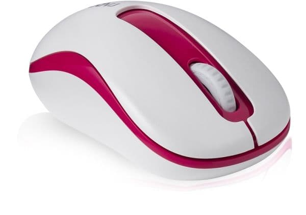 Rapoo M10 Plus, Molempikätinen, Optinen, Langaton RF, 1000 DPI, Punainen