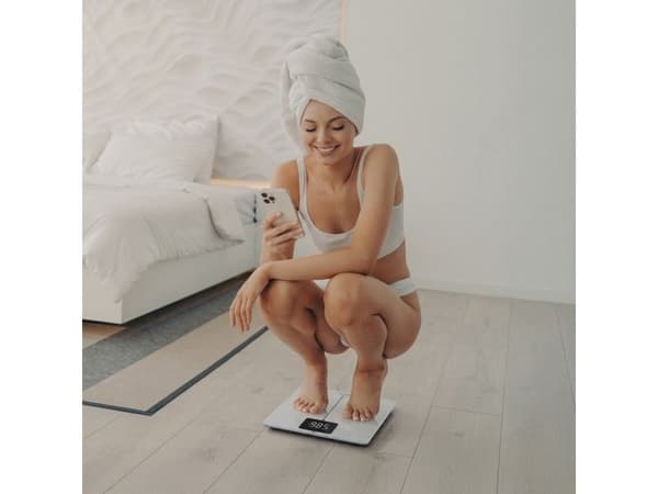 Wozinsky WIWL-180 Smart Bluetooth Bathroom Scale - White