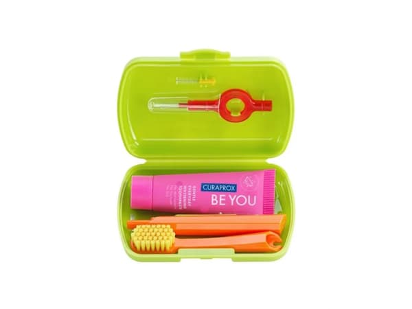 Curaprox Travel Set hammasharja vihreä 1kpl