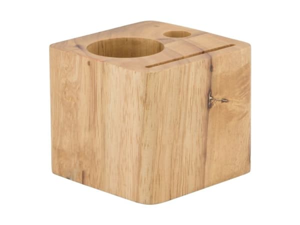 Securit® CUBE til regning i massivt træ i teak