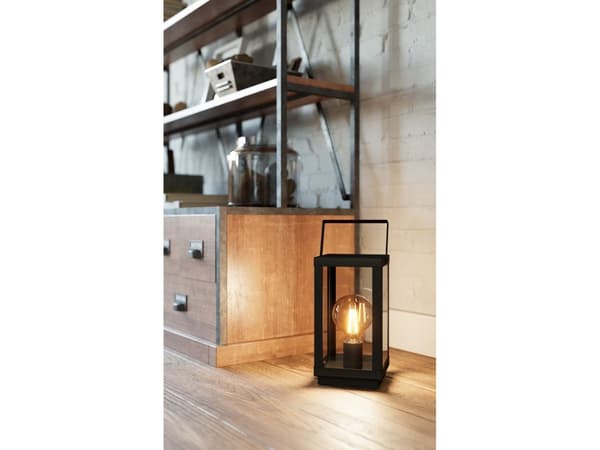 EGLO BRADFORD 1 bordlampe E27 sort/klar