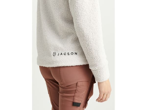 JACSON Inger Fleecejakke Grå S