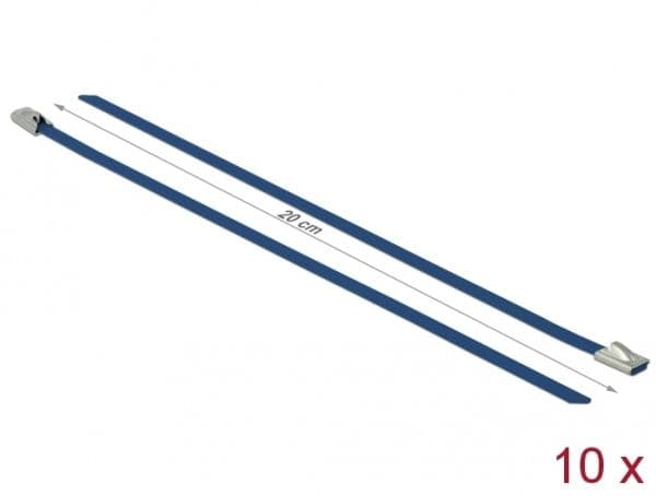 Delock - Kabelsamlare - 20 cm - blå (paket om 10)