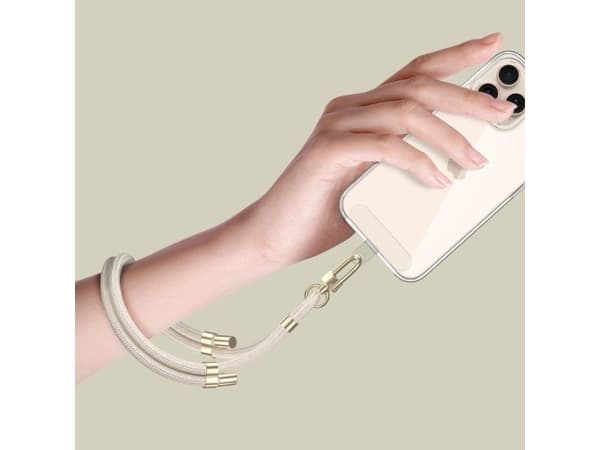 Tech-Protect C4S köysi rannekellon hihna beige/kultaa