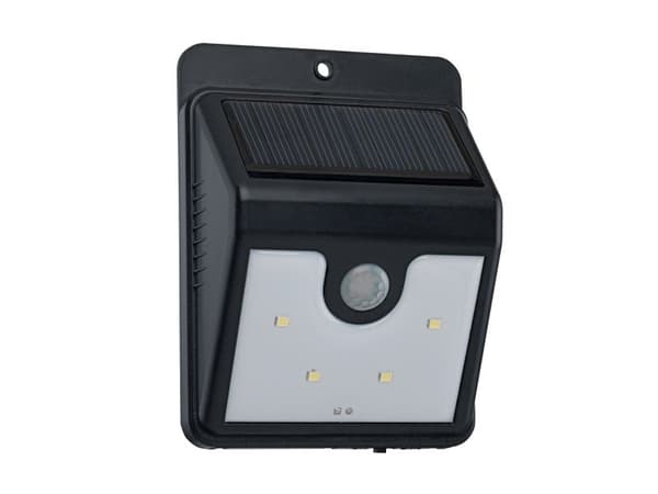 EGLO solcelle vegglys m/sensor svart