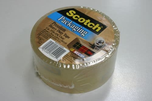 Genomskinlig packtejp 48 mm x 66 m (6 st.)
