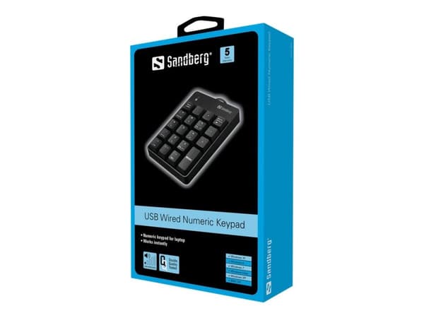 Sandberg USB Wired Numeric Keypad - Tastegruppe - USB