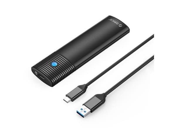 Orico M.2 SATA USB-C 5Gbps diskkapsling, svart