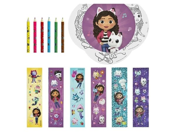 Coloring Set with Stickers in a Suitcase 14el